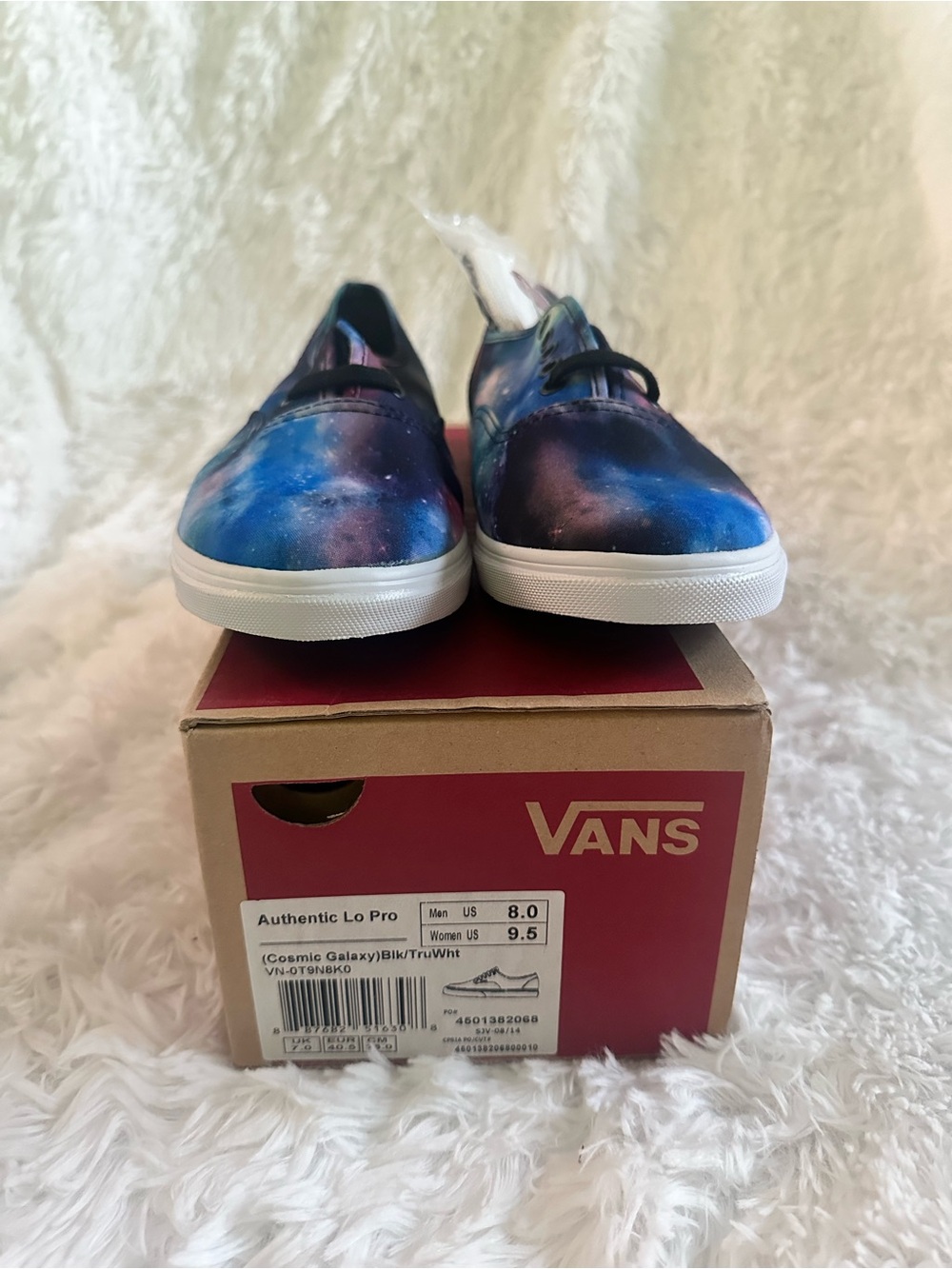 Vans Authentic Lo Pro Galaxy Print Sneakers - Blue/Purple/Black